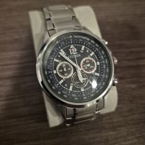 Citizen Eco-Drive Avion Blue Dial Stainless Steel Bracelet Watch | CA4478-56L